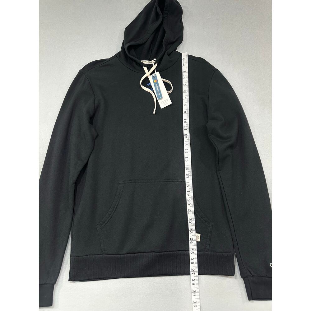NWT Marine Layer x Contrary Pullover Hoodie Black Kangaroo Pocket Size M - Picture 10 of 14